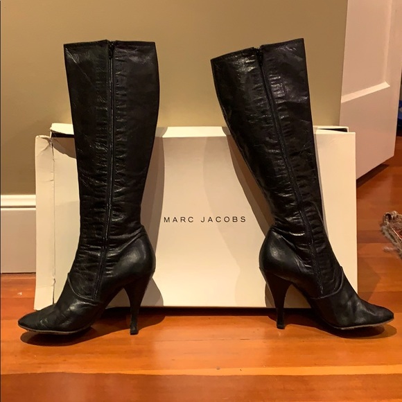 Marc Jacobs black knee-high boots - Picture 2 of 6